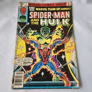 Marvel Team-Up Annual #2 Spider-Man and The Hulk 1979‎ Comic Book News Stand B&B